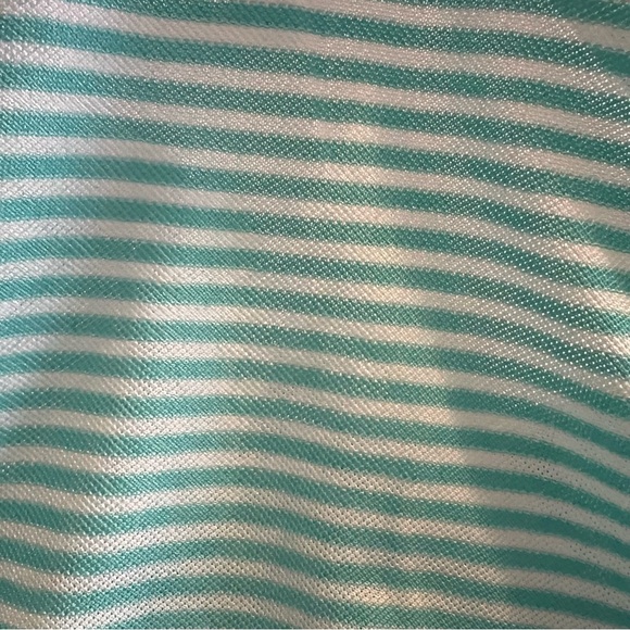 Peter Millar Light Blue Striped Polo Shirt - Picture 9 of 9